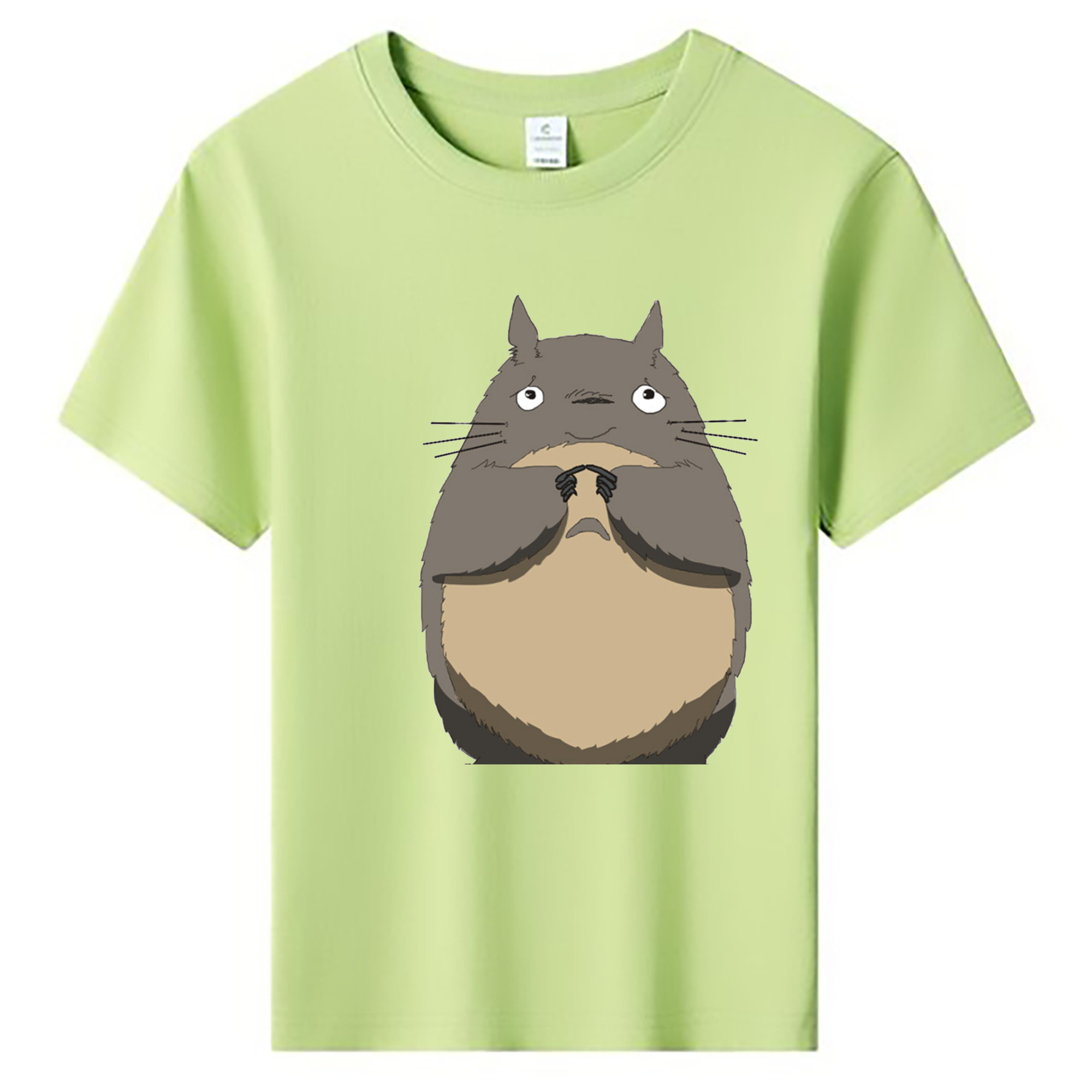 （画像用） となりのトトロ 草壁メイ 草壁サツキ My Neighbor Totoro Satsuki Kusakabe Mei Kusakabe 綿100％キッズTシャツ（フロントプリント）